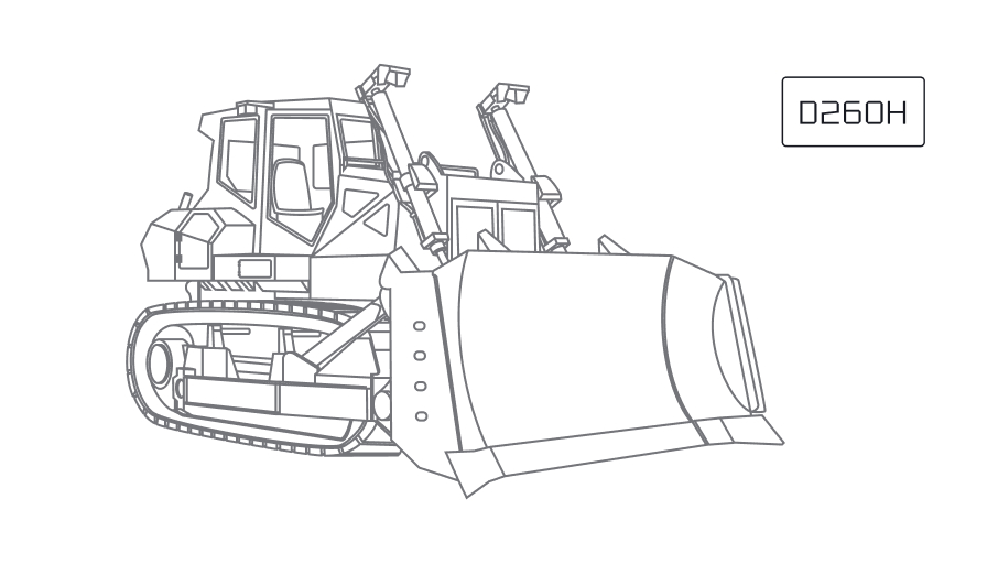 Гусеничный бульдозер XCMG D260H