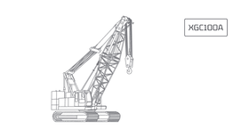 Гусеничный кран XCMG XGC100A