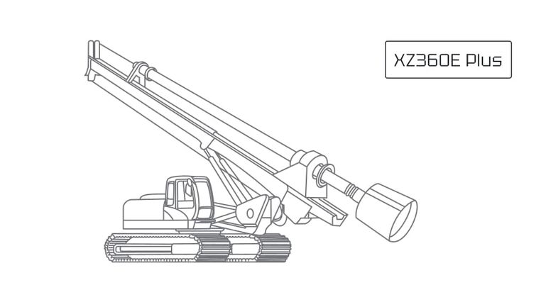 Установка ГНБ XCMG XZ360E Plus