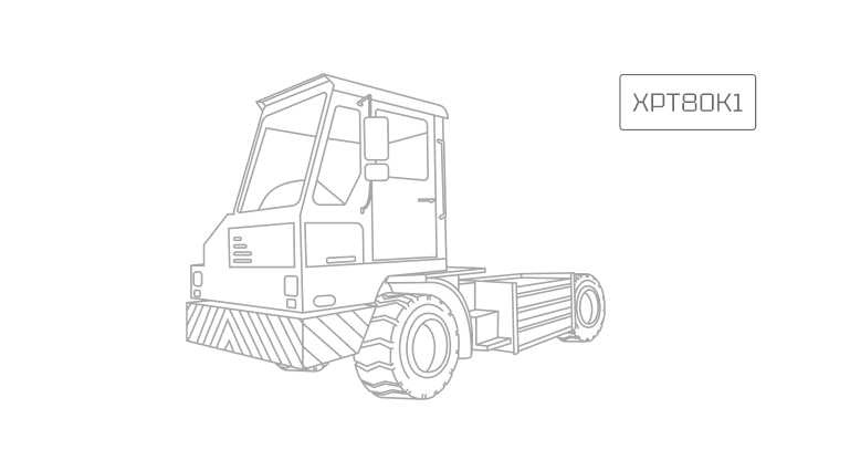 Портовый тягач XCMG XPT80К1