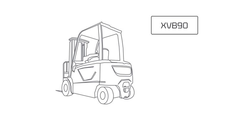 Вилочный погрузчик XCMG XVB90