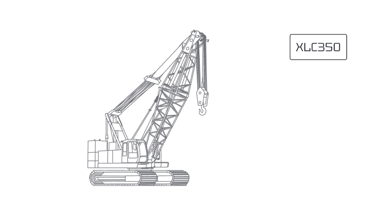 Гусеничный кран XCMG XLC350 Гусеничный кран XCMG XLC350